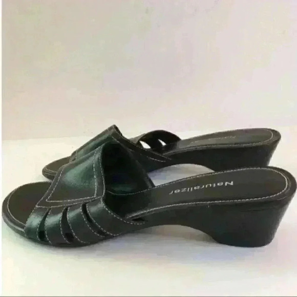 Naturalizer Parfait Black Leather Sz 7.5 Brazil - Picture 4 of 9